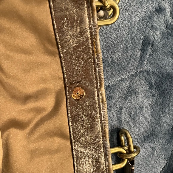 Coach Chelsea Gold Patina Purse - Picture 3 of 8